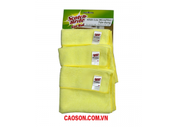 Bộ 3 khăn lau microfiber scotchbrite 3M size 30cm x 30cm