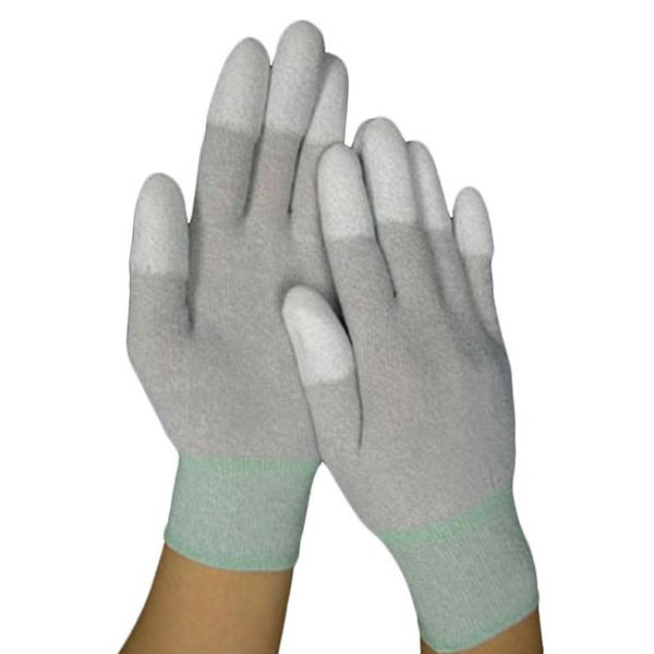 Găng tay chống tĩnh điện ( carbon PU ngón ) 