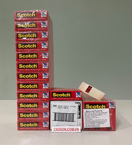 Băng keo 1 mặt 3M Scotch 600