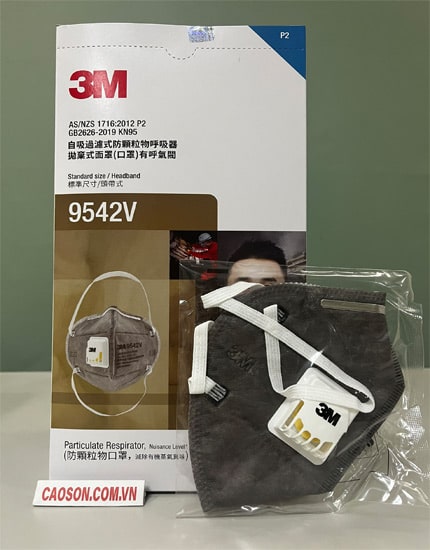 Khẩu trang lọc bụi 3M 9542V