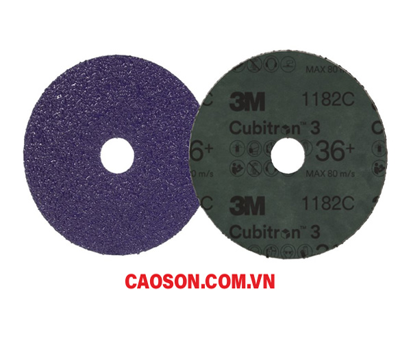 Đĩa nhám sợi 3M Cubitron 3 1182C, độ hạt 36+